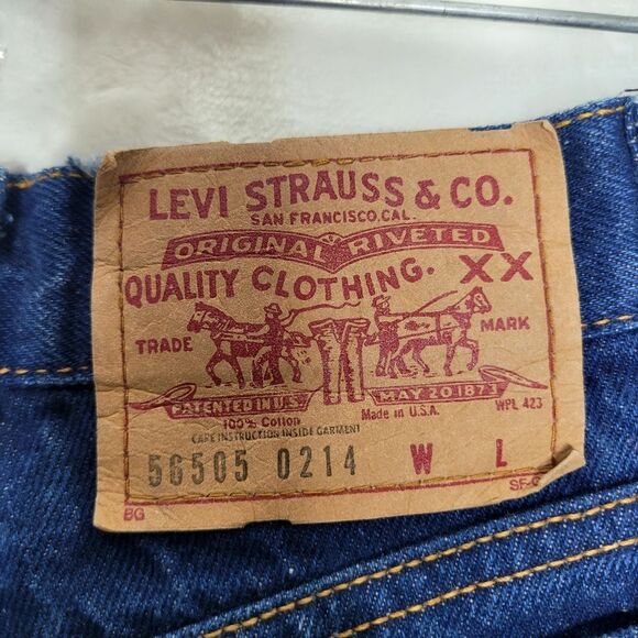 Vintage 90s Levi's 565 Relaxed Fit Jeans - Picture 8 of 12